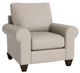 Bassett® Furniture Customizable Benchmade Premier Leather Large Roll Arm Accent Chair-0