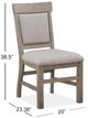 Magnussen Home® Tinley Park Dovetail Gray Upholstered Side Chair-1