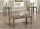 Titus Furniture 3 Piece Washed Oak/Grey Coffee Table Set-0