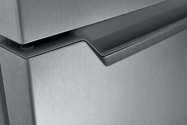 Frigidaire® 10.1 Cu. Ft. Brushed Steel Top Freezer Refrigerator-6