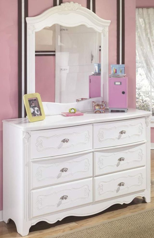 Signature Design by Ashley® Exquisite 3-Piece White Twin Sleigh Bed Set-2