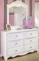 Signature Design by Ashley® Exquisite 3-Piece White Twin Sleigh Bed Set-2