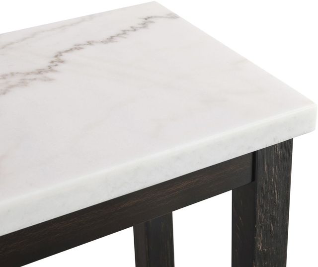 Signature Design by Ashley® Anchorville 4-Piece Dark Brown/White Counter Height Dining Table Set-3