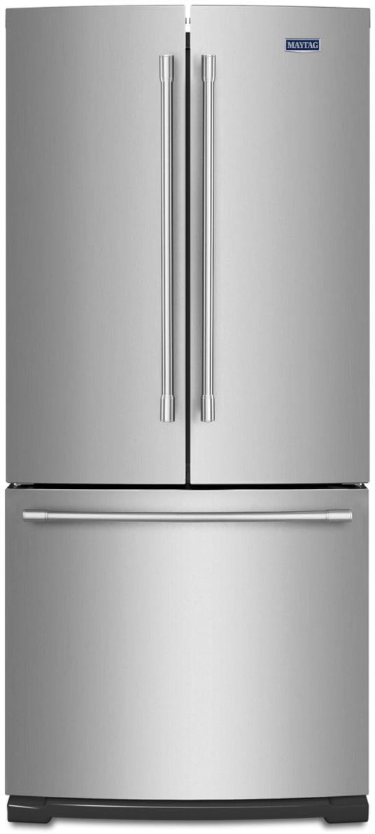 Maytag® 30" 19.7 Cu. Ft. Fingerprint Resistant Stainless Steel French Door Refrigerator-0