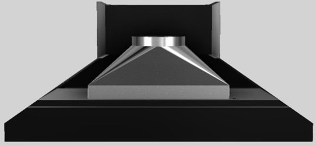 Vent-A-Hood® 66" Black Wall Mounted Range Hood-3