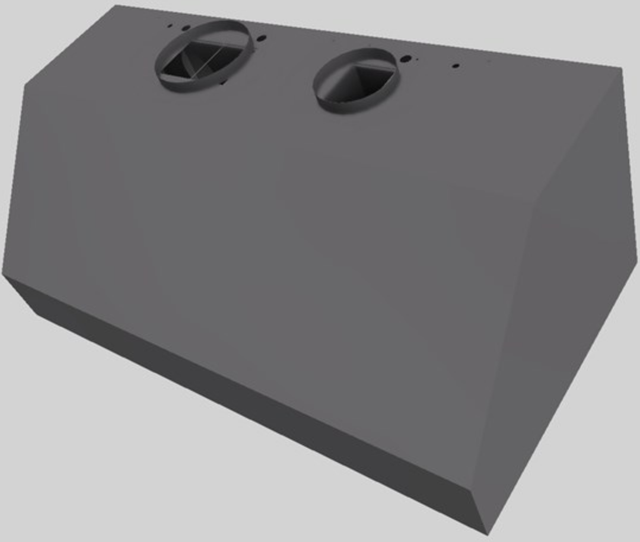 Vent-A-Hood® 48" Gunsmoke Wall Mounted Range Hood-1