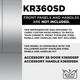 Kucht Professional 36" 20 Cu. Ft. Panel Ready Built-In Bottom Freezer Refrigerator-3