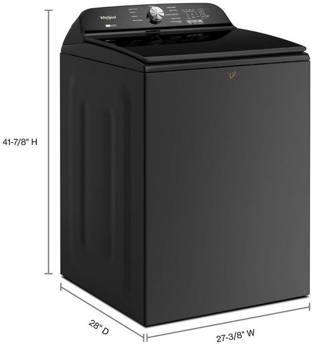 Whirlpool® Volcano Black Laundry Pair-3