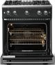 Viking® 5 Series 30" Antique Bronze Pro Style Gas (LP) Range with Polished Chrome Trim-1