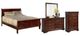Signature Design by Ashley® Alisdair 4-Piece Dark Brown Queen Sleigh Bed Set-0