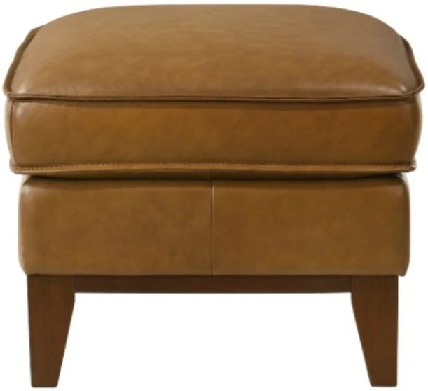 New Classic® Home Furnishings Caspar Caramel Ottoman-3