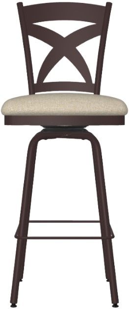 Amisco Customizable Marcus Swivel Counter Stool-3