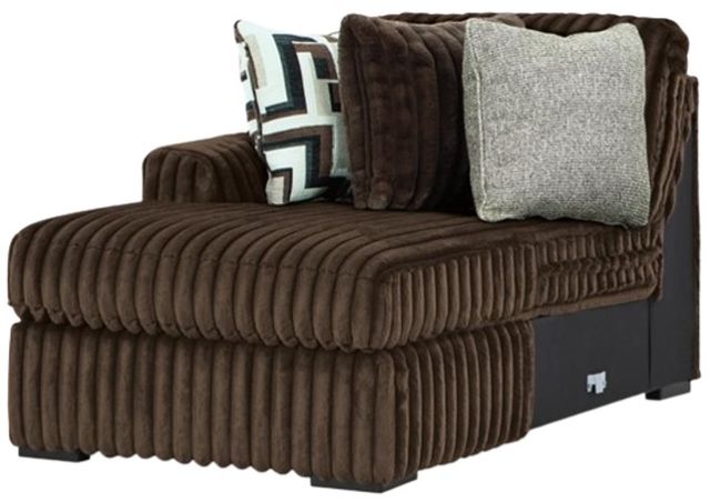Signature Design by Ashley® Midnight-Madness 2-Piece Chocolate Left Arm Facing Sectional with Chaise-1