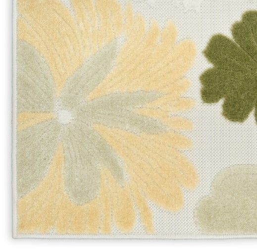 Nourison Home™ Aloha Ivory Sage 5'x8' Style 3 Area Rug-4
