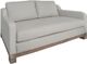 International Furniture Direct Samba Ecru Beige Loveseat-0