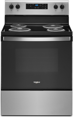 Whirlpool® 30" Stainless Steel Freestanding Electric Range