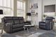Flexsteel® Cody Dark Brown Power Reclining Sofa with Power Headrests-5