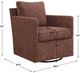 Uttermost® Tisdell Blush/Canyon Swivel Glider-5