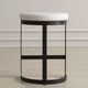 Uttermost® Ivanna Black/White Counter Stool-1