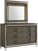 Elements International Twenty Nine 4-Piece Copper King Storage Panel Bedroom Set-3