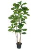 A & B Home Green Potted Fiddle Leaf Tree-0