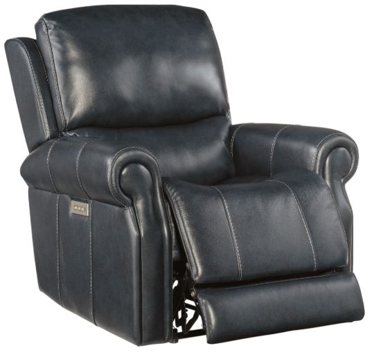 Hooker® Furniture RC Eisley Sorrento Night Seas Power Recliner with Power Headrest and Lumbar-1