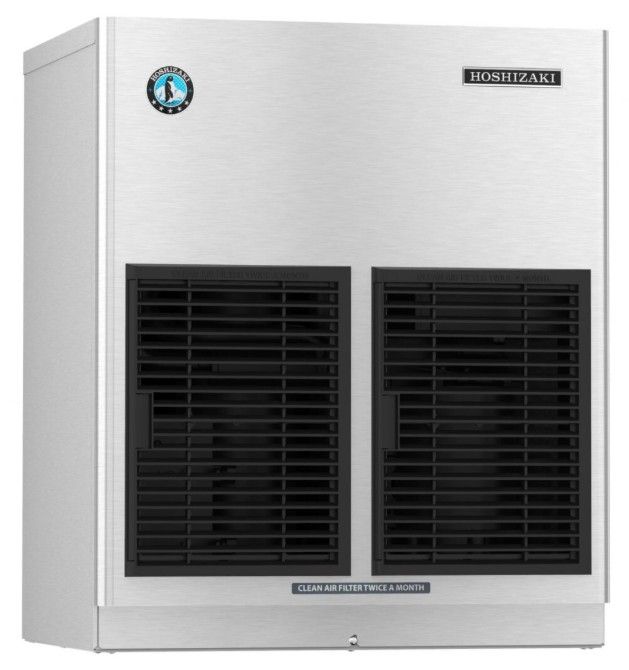 Hoshizaki Serenity Cubelet 22" 830 lb. Stainless Steel Remote-Cooled Icemaker-0