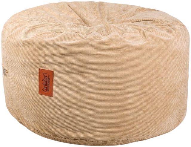CordaRoy's® Khaki Pouf Footstool-0