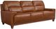 La-Z-Boy® Draper Oak Leather Sofa-0