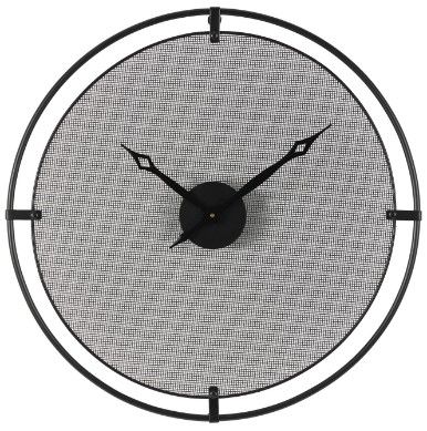 Deco Marche Black Minimalistic Wall Clock-0