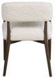 Uttermost® Austell Cream/Walnut Shearling Dining Chair-5
