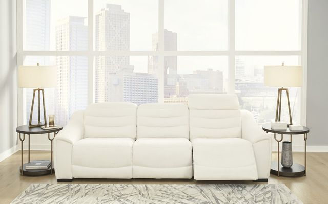 Signature Design by Ashley® Next-Gen Gaucho 3-Piece Chalk Power Reclining Sectional-4
