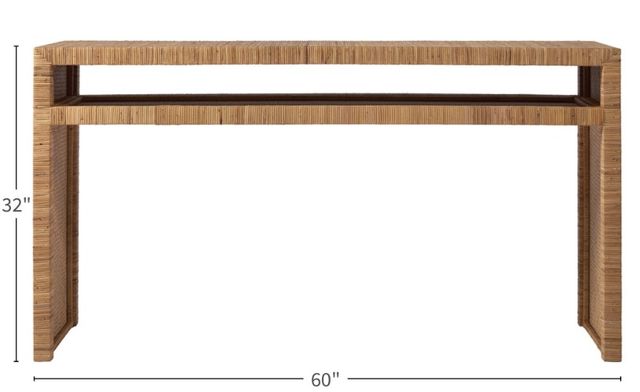 Universal Explore Home™ Escape-Coastal Living Home Long Key Brown Console Table-2