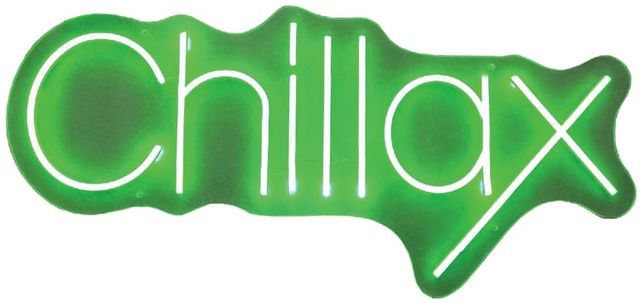Classy Enlightened Chillax Neon Sign-0