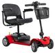 Mega Motion Rascal® Venture Black/Red 4-Wheel Mobility Scooter -0