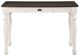 Steve Silver Co. Joanna Mocha Two Tone Counter Height Table with Leaf and Ivory Base-1