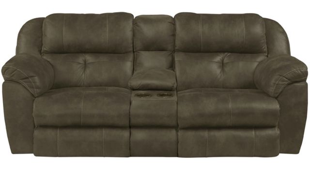 American Wholesale Furniture Ferrington Dusk Power Dual Reclining Loveseat with Headrest-0