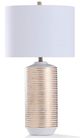 Stylecraft Contini Gold/White Table Lamp-0