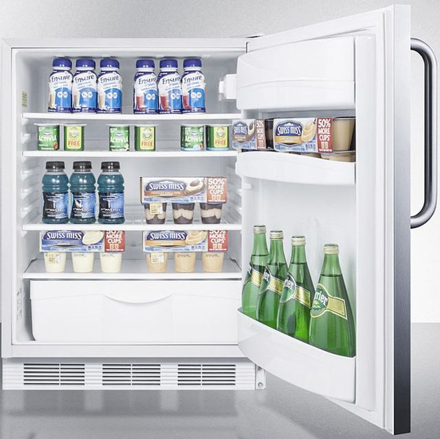 Accucold® by Summit® 5.5 Cu. Ft. Stainless Steel Under the Counter Refrigerator-3