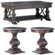 Liberty Furniture Provence Park 3-Piece Chateau Brown Optional Occasional Table Set-0