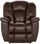 La-Z-Boy® Maverick Dark Chocolate Leather Manual Wall Recliner-1