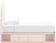 Signature Design by Ashley® Wistenpine Blush Twin Upholstered Storage Panel Bed-2