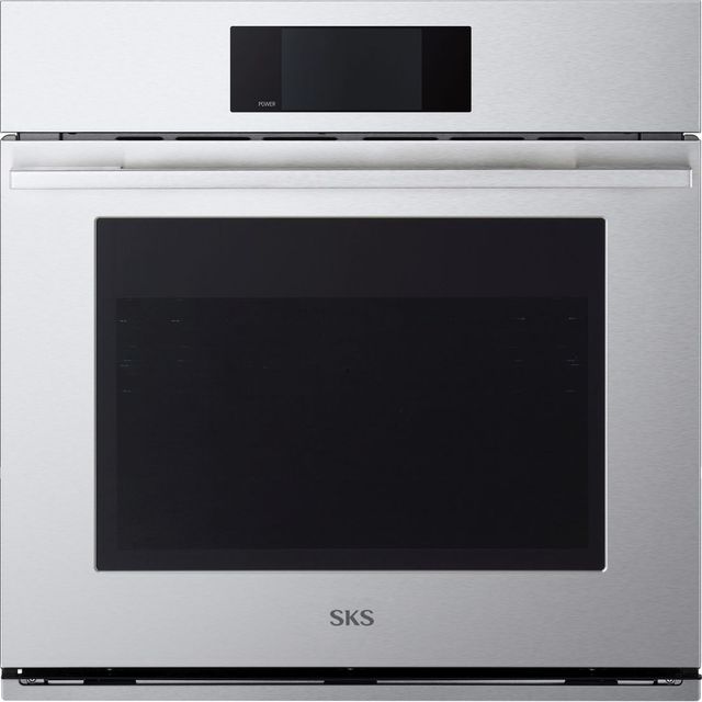SKS 30" Satin Stainless Steel Single Electric Wall Oven-0