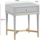 TOV Furniture Julieta Gray Nightstand-2