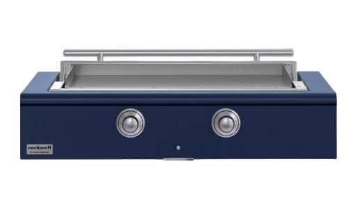 Caliber™ Rockwell Social 48" Cobalt Built-In Liquid Propane Outdoor Griddle with Stainless Steel Hardware-0