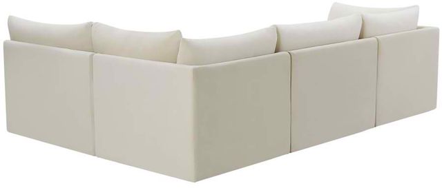 Meridian Furniture Jacob 4-Piece Cream Modular Sectional-3