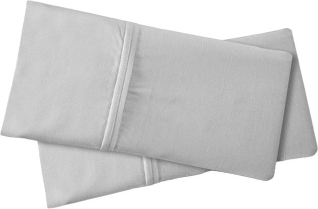 BEDGEAR® Hyper-Linen™ 2-Piece Light Gray King Pillow Case Set-0