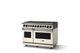 Viking® 7 Series 48'' Pure White Sealed Burner Pro Style Dual Fuel Range-2