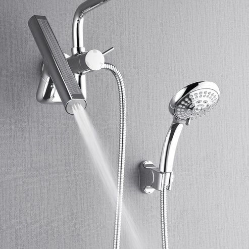 Forno Acqua AcquaFALL Mini Polished Chrome 8" Retrofit Shower System-2