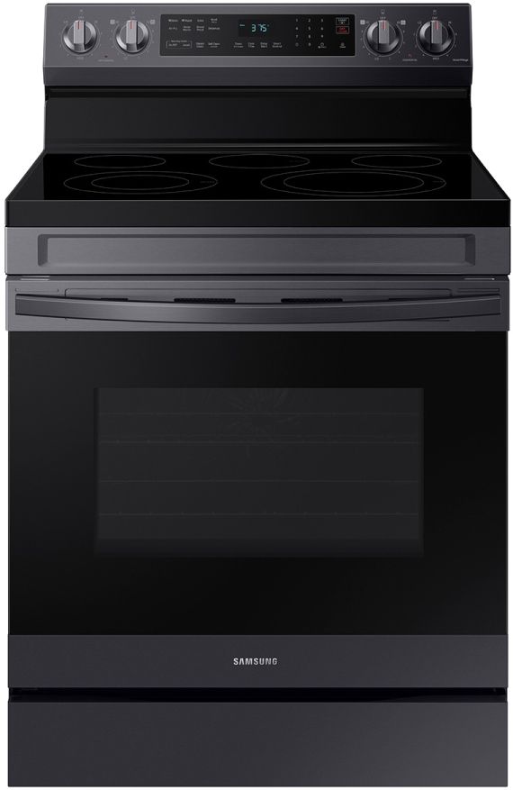 Samsung 30" Fingerprint Resistant Black Stainless Steel Smart Freestanding Electric Range-2